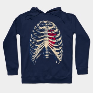 Skeleton in retro colors Hoodie